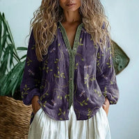 Isa | Breathable and Light summer linen blouse