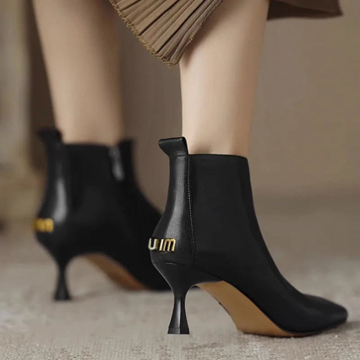 Chloe | Chic And Elegant Kitten Heel Boots 2