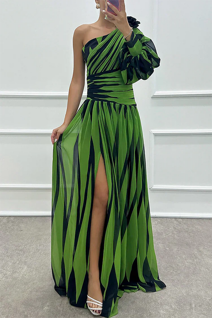 Chloe | Sophisticated Wedding Guest Dress with One-Shoulder Design 6