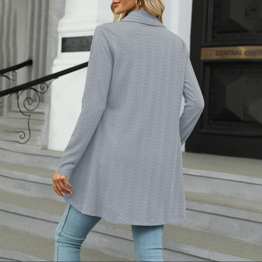 Chloe | Women’s Casual Open Front Long Cardigan 2