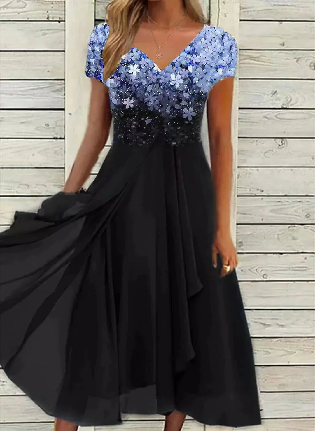 Christina | Flexible Fabric Chic Elegance Cocktail Dress 1