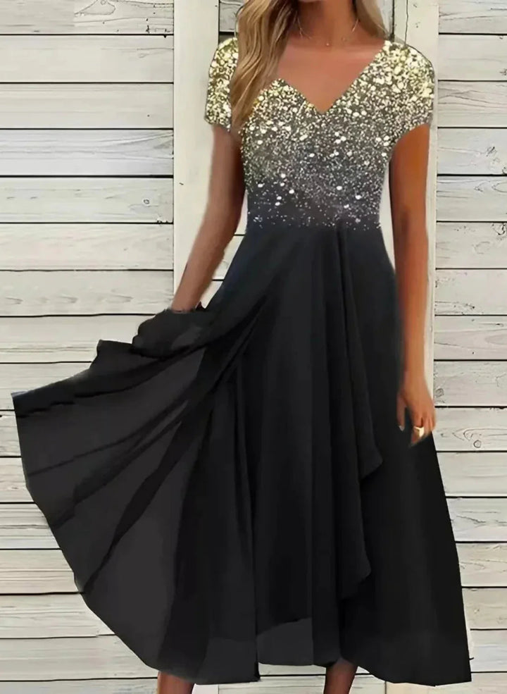 Christina | Flexible Fabric Chic Elegance Cocktail Dress 10