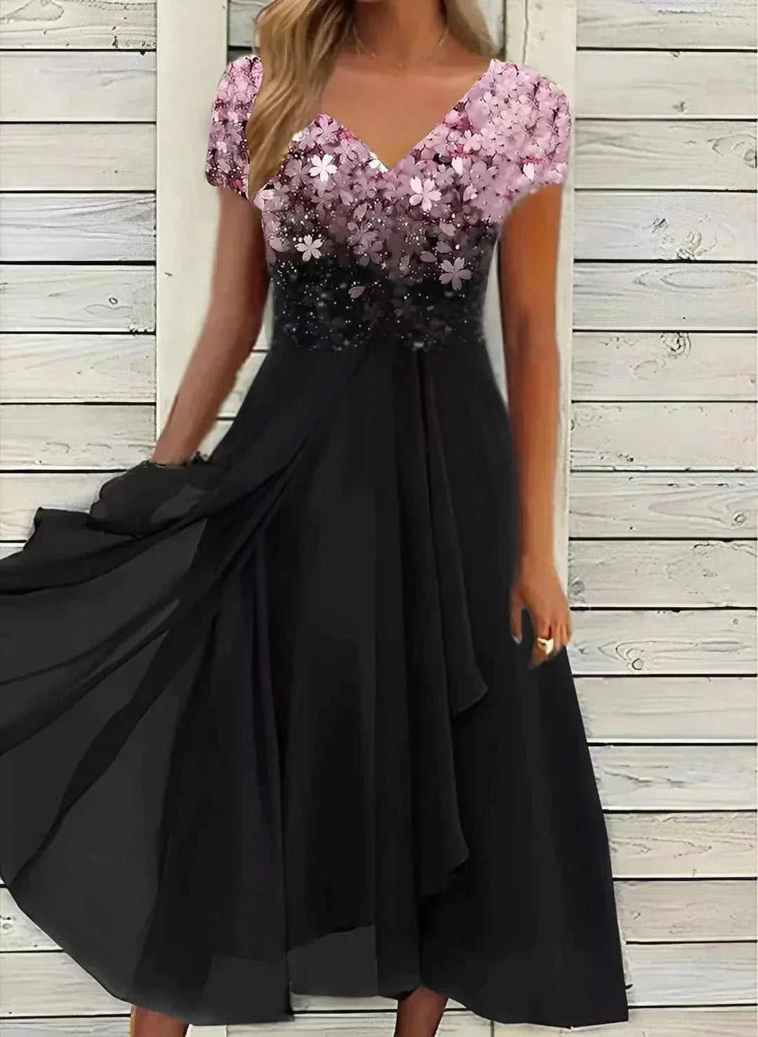 Christina | Flexible Fabric Chic Elegance Cocktail Dress 2