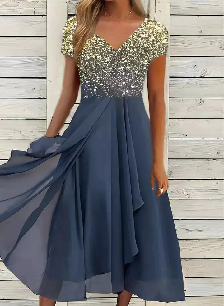 Christina | Flexible Fabric Chic Elegance Cocktail Dress 6