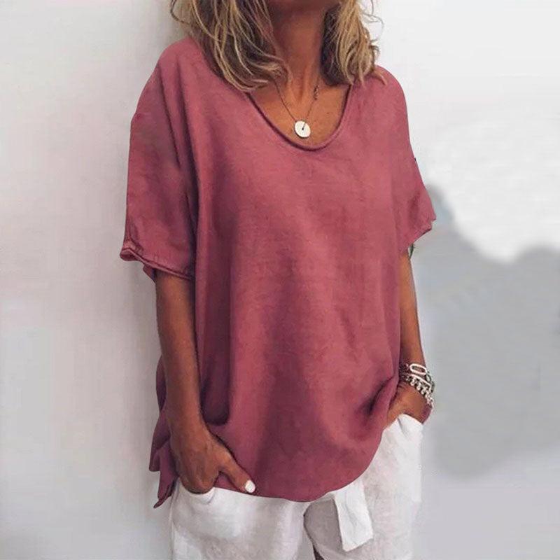 Christina | Relaxed Fit Breathable Fabric summer Blouse 9