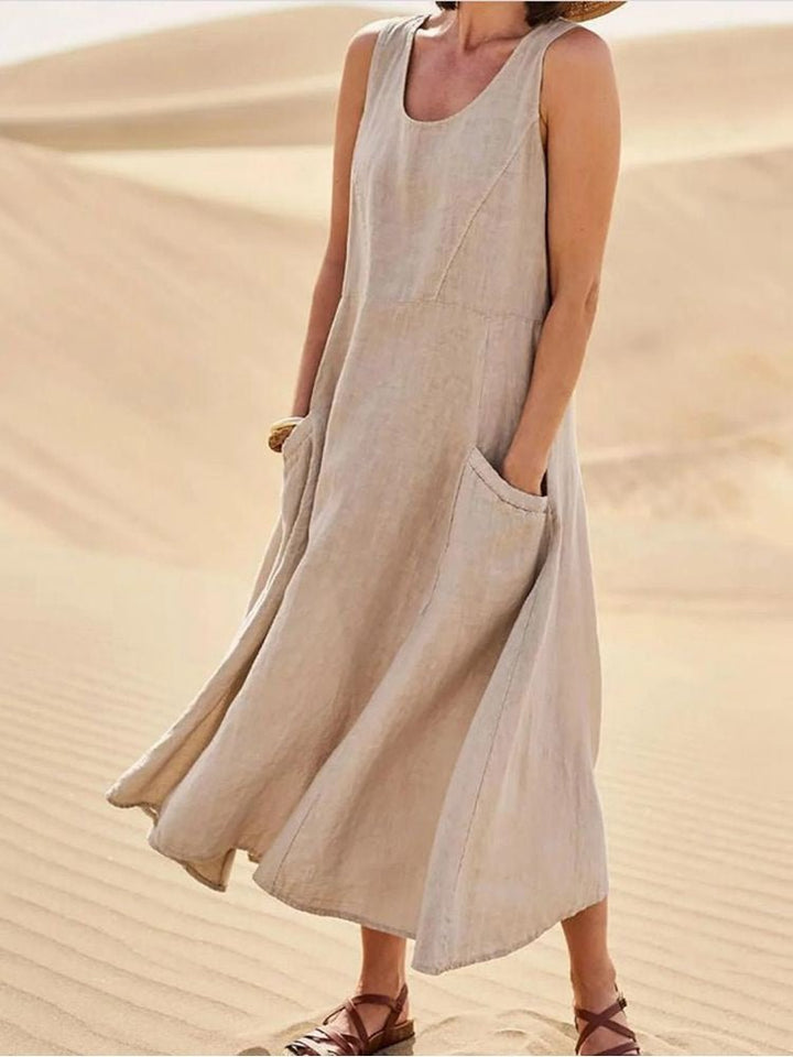 Comina | Womens Dress Summer Casual Elegant Relaxed Fit 0