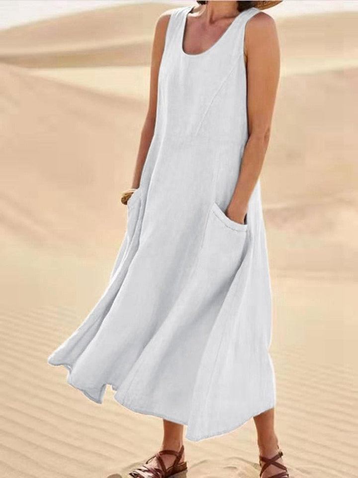 Comina | Womens Dress Summer Casual Elegant Relaxed Fit 1
