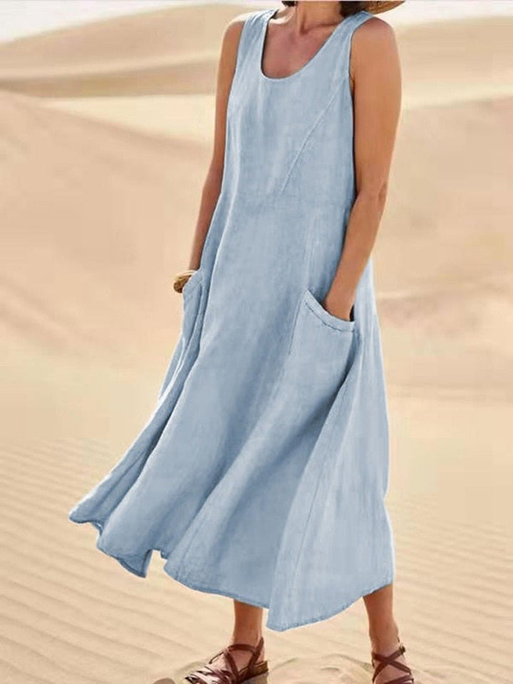 Comina | Womens Dress Summer Casual Elegant Relaxed Fit 5