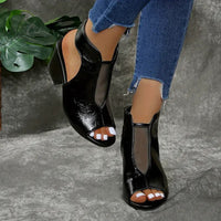 Diana | Classic Block Heel Sandals with Roman-Inspired Design