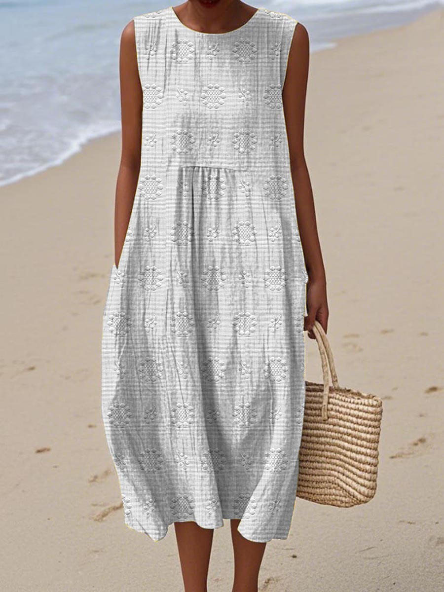 Dahlia | Lightweight, Elegant Women’s Dress – Stylish Summer Pocket Midi Dress 3
