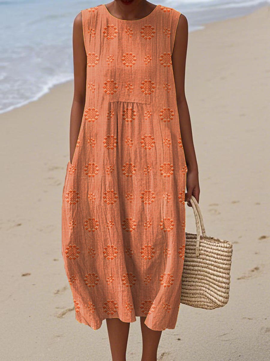 Dahlia | Lightweight, Elegant Women’s Dress – Stylish Summer Pocket Midi Dress 5