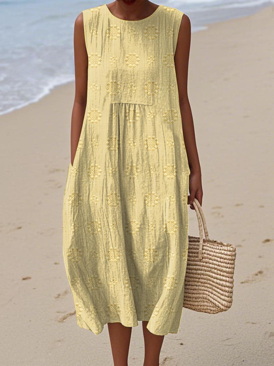 Dahlia | Lightweight, Elegant Women’s Dress – Stylish Summer Pocket Midi Dress 6