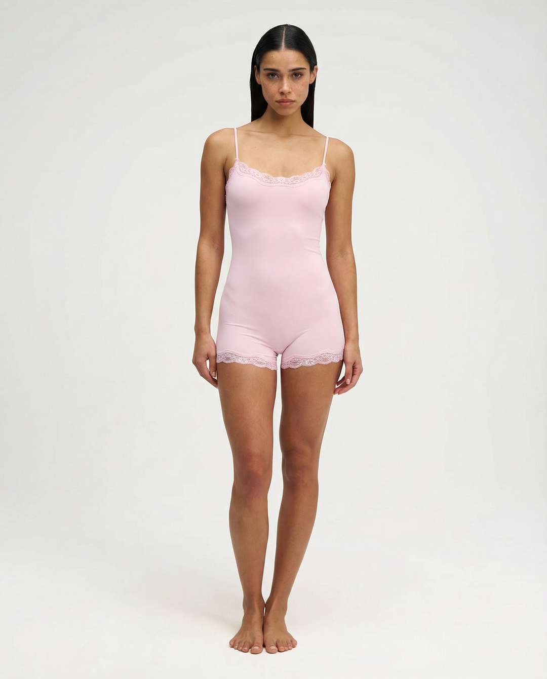 Dahlia | Soft, Comfortable & Feminine Sleep Romper - Perfect Ladies Romper Pajamas 1