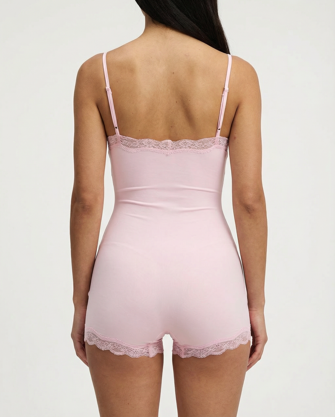Dahlia | Soft, Comfortable & Feminine Sleep Romper - Perfect Ladies Romper Pajamas 2