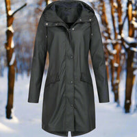 Elizabeth | Hooded Waterproof Rain Jacket with Cozy Comfort