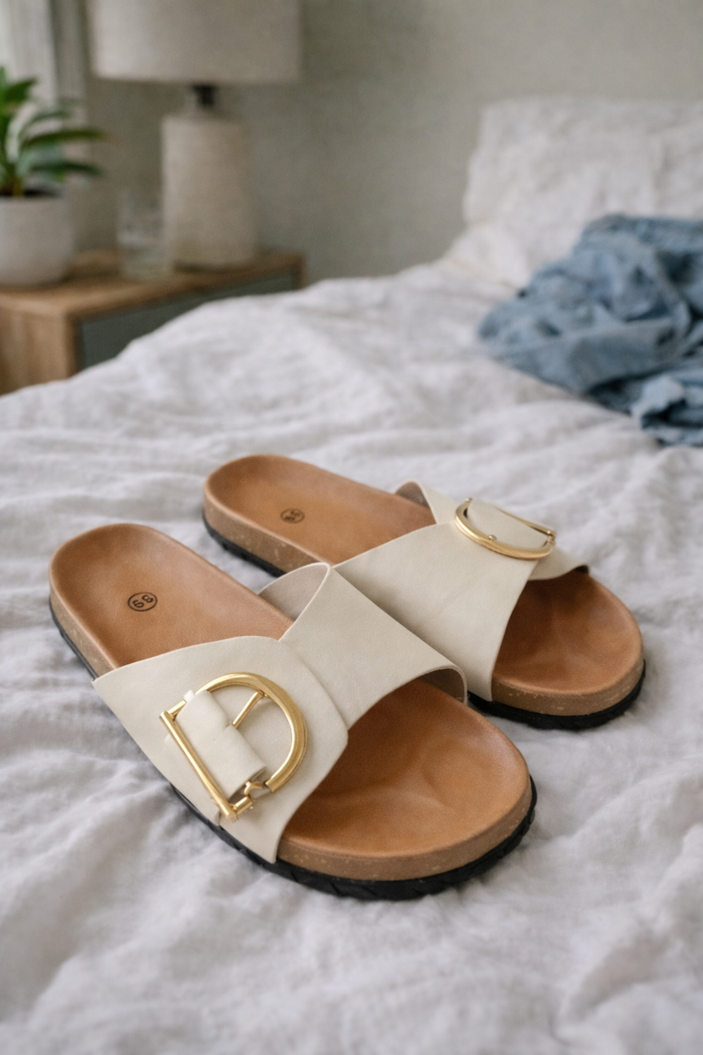 Dalia | Women's Mules Shoes Buckled Open Slip-On Casual Summer Style 3