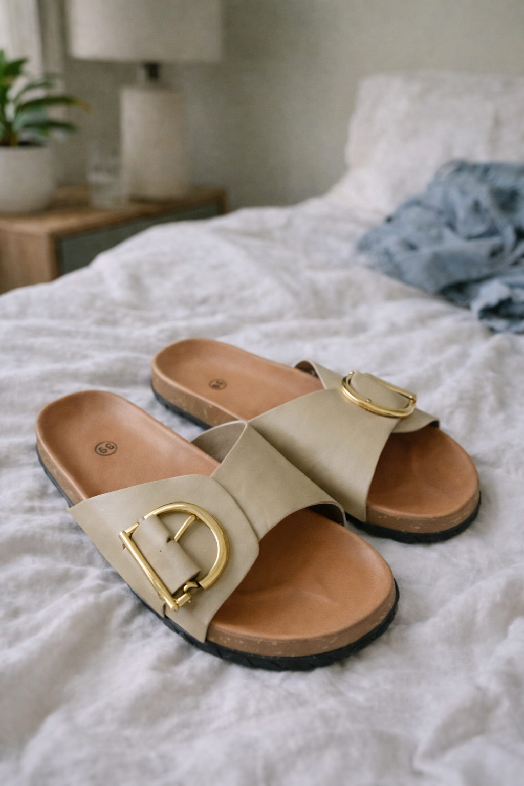Dalia | Women's Mules Shoes Buckled Open Slip-On Casual Summer Style 4