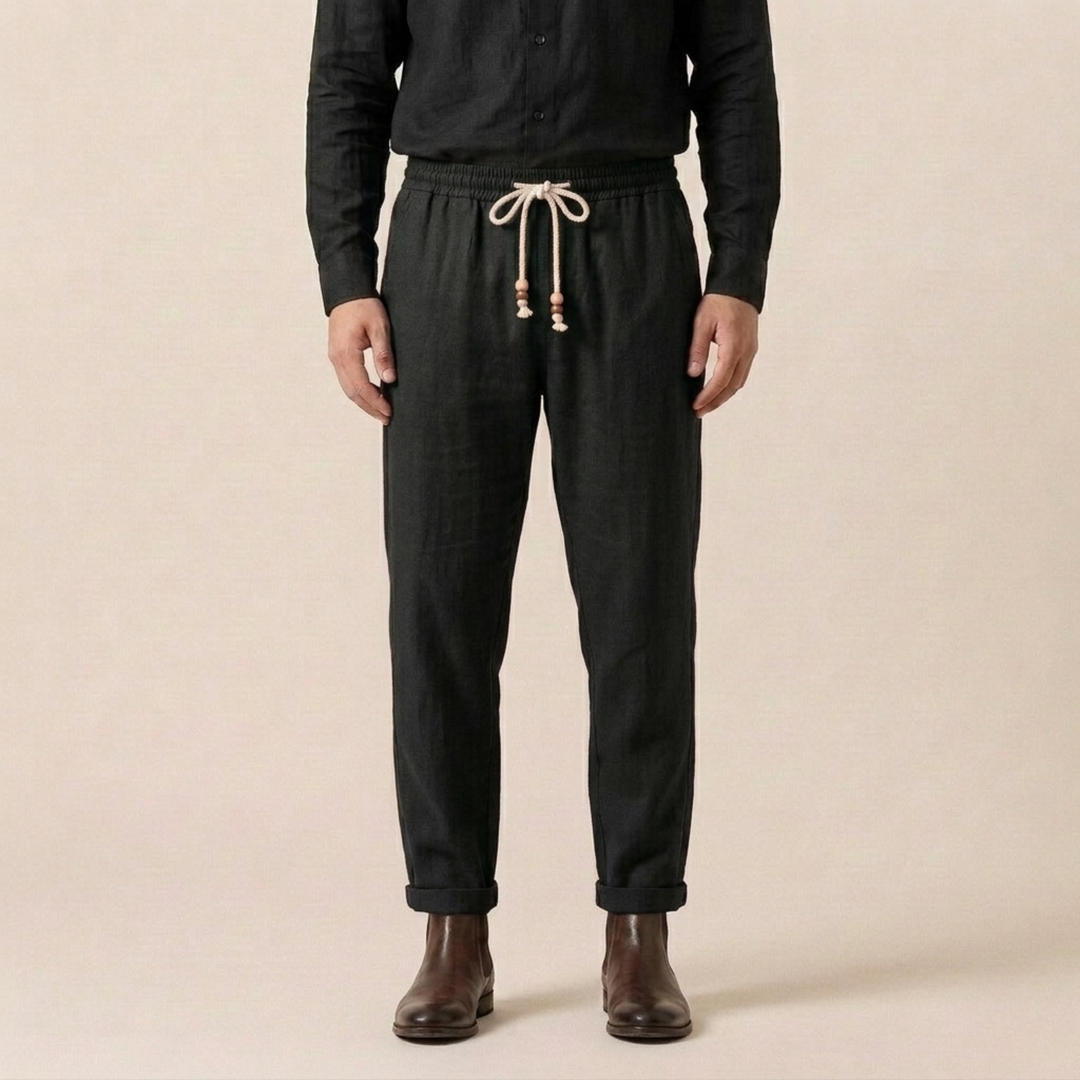 Daniel | Lightweight and Breathable Linen Summer Trousers 0