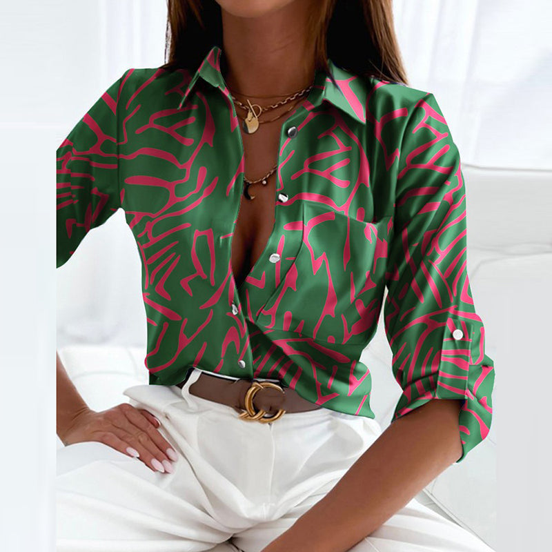 Dara | Blouse Blouses for Women Elegant Casual Turn-Down Collar Fit 12