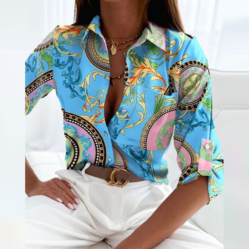 Dara | Blouse Blouses for Women Elegant Casual Turn-Down Collar Fit 6