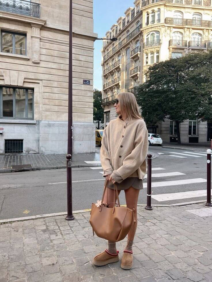 Dara | Leather Tote Bag Spacious Stylish Shoulder Bag Elegant Design 6