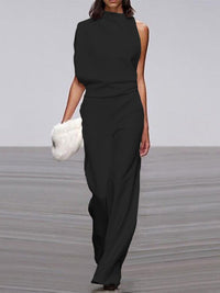 Gabriele | Trendy Sleeveless Wide-Leg Summer Jumpsuit