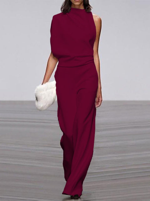 Dara | Wide Leg Jumpsuit Sleeveless Casual Spring Summer Style 12