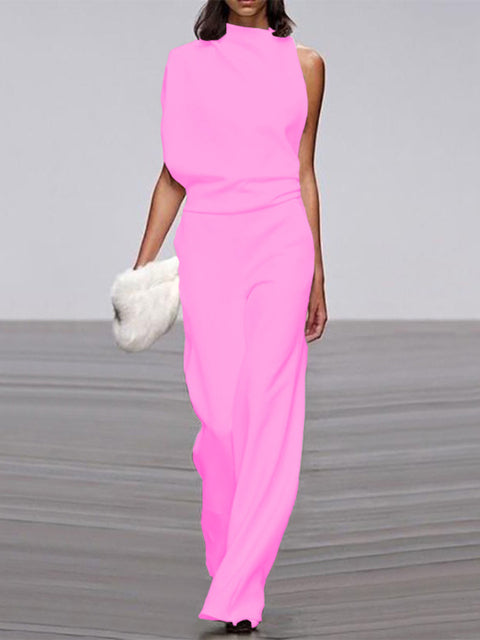 Dara | Wide Leg Jumpsuit Sleeveless Casual Spring Summer Style 2