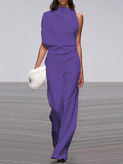 Dara | Wide Leg Jumpsuit Sleeveless Casual Spring Summer Style 3