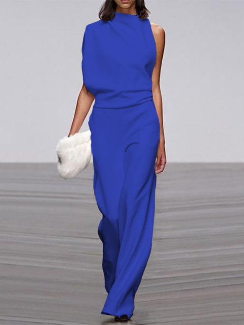 Dara | Wide Leg Jumpsuit Sleeveless Casual Spring Summer Style 4