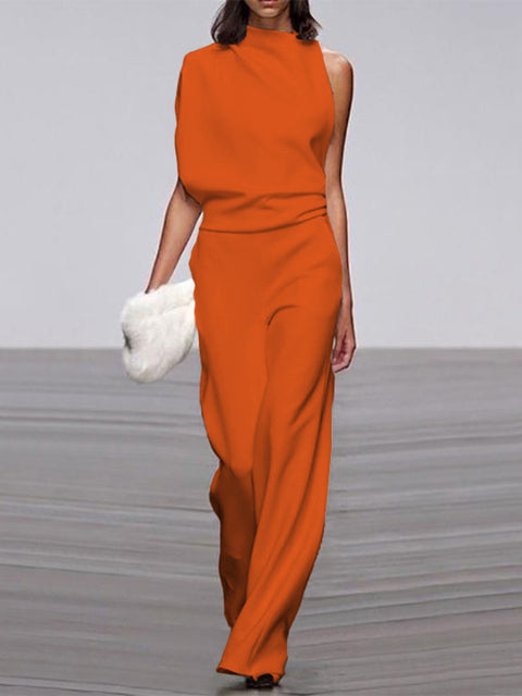 Dara | Wide Leg Jumpsuit Sleeveless Casual Spring Summer Style 5