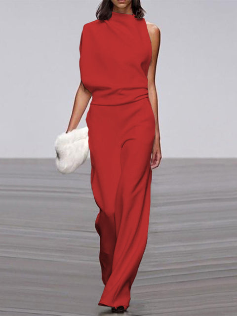 Dara | Wide Leg Jumpsuit Sleeveless Casual Spring Summer Style 6