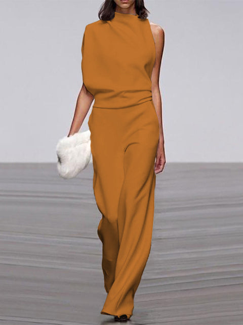 Dara | Wide Leg Jumpsuit Sleeveless Casual Spring Summer Style 8