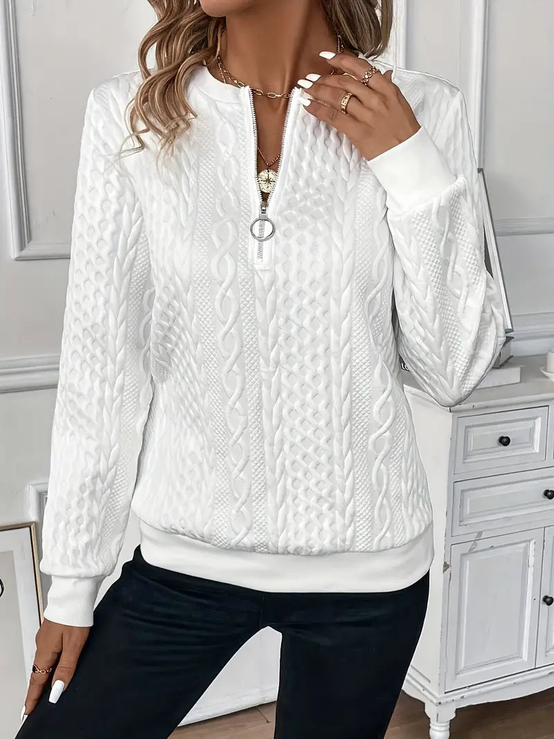 Diana | Zip-up sweater 5