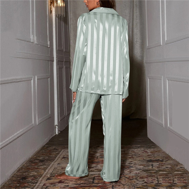 Drexel | Satin Pajama Set Best Pajamas for Women Elegant Comfortable Fit 4