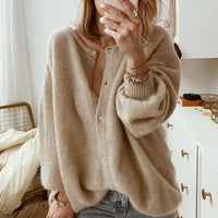 Ava | Timeless Women's Knitted Button-Front Cardigan