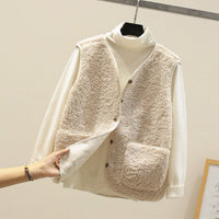 Sophia | Elegant And Cozy Lambswool Layering Vest