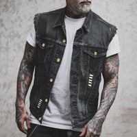 Jason | Classic Men's Denim Vest For Casual Styling