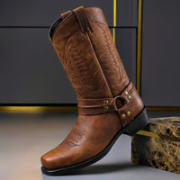 Samuel | Refined and Resilient Genuine Leather Boots