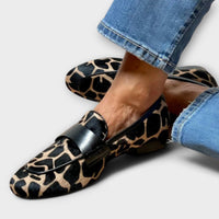 Zoey | Chic And Comfortable Leopard Print Slip-On Loafers