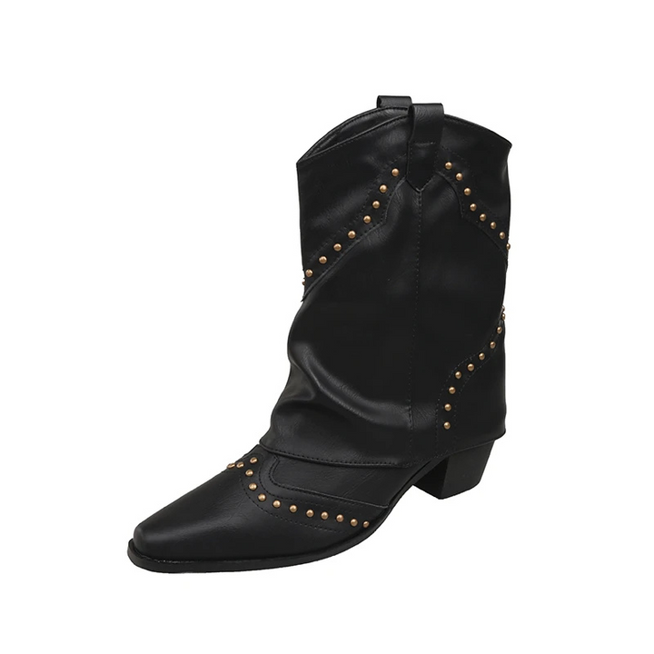 Elena | Bold And Stylish Studded Western Boots 0