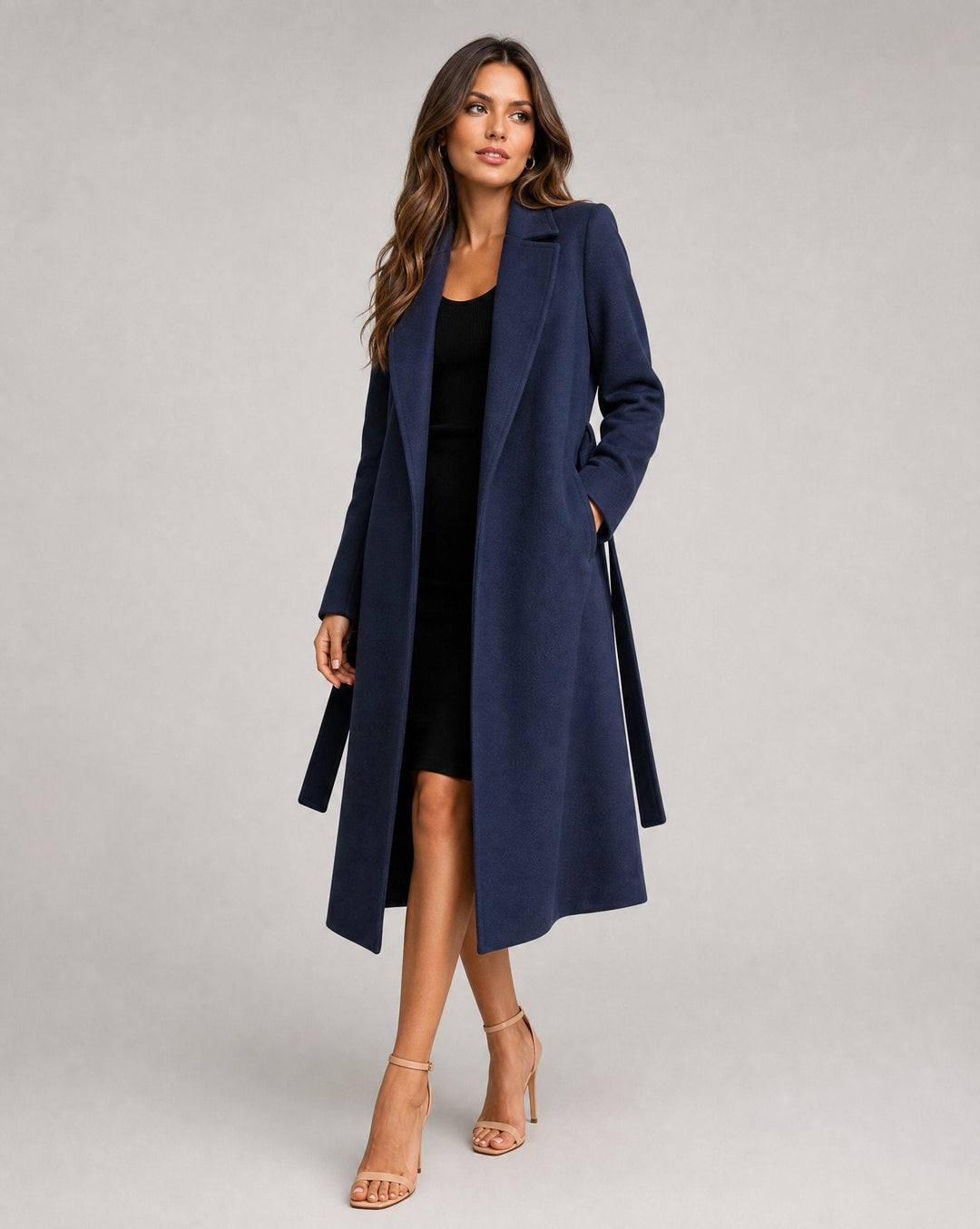 Elena | Elegant And Warm Wool-Blend Trench Coat 1