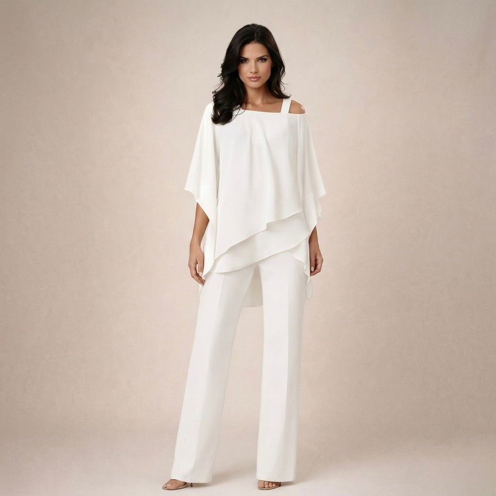 Elena | Elegant and comfortable off-shoulder summer set 0