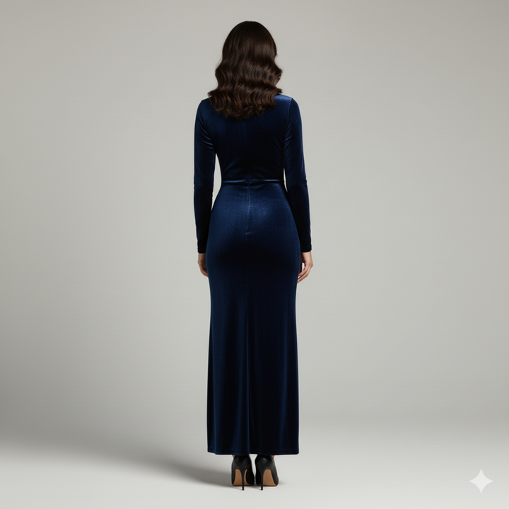 Elise | Women’s Long Sleeve Elegant Maxi Dress 2