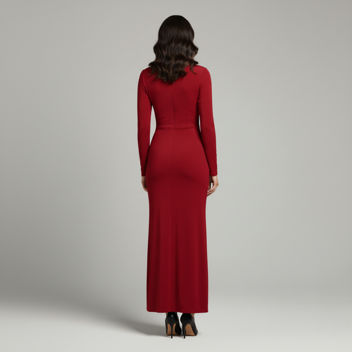 Elise | Women’s Long Sleeve Elegant Maxi Dress 4