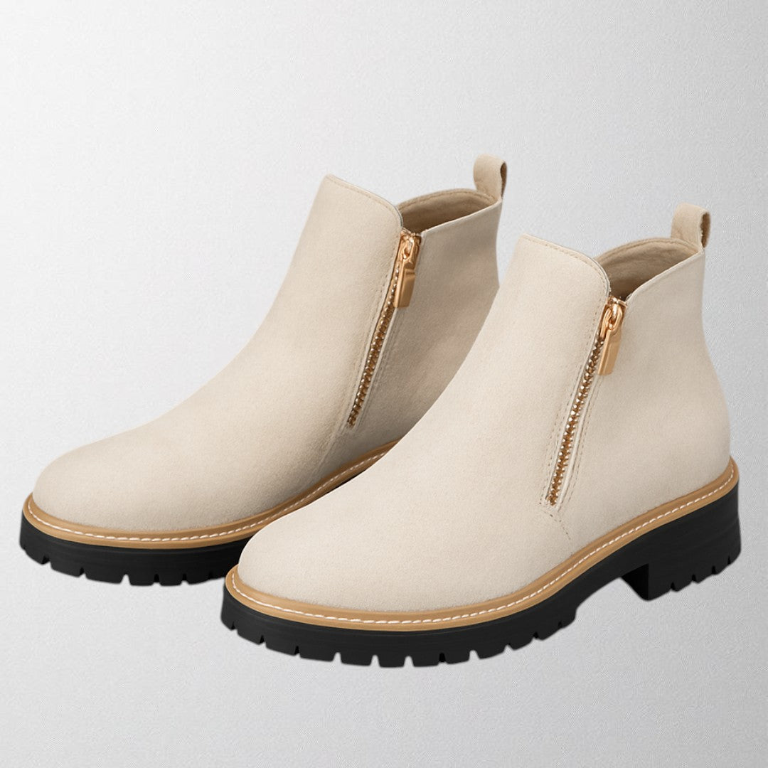Elizabeth | Comfortable And Elegant Round-Toe Boots With Side Zip 8