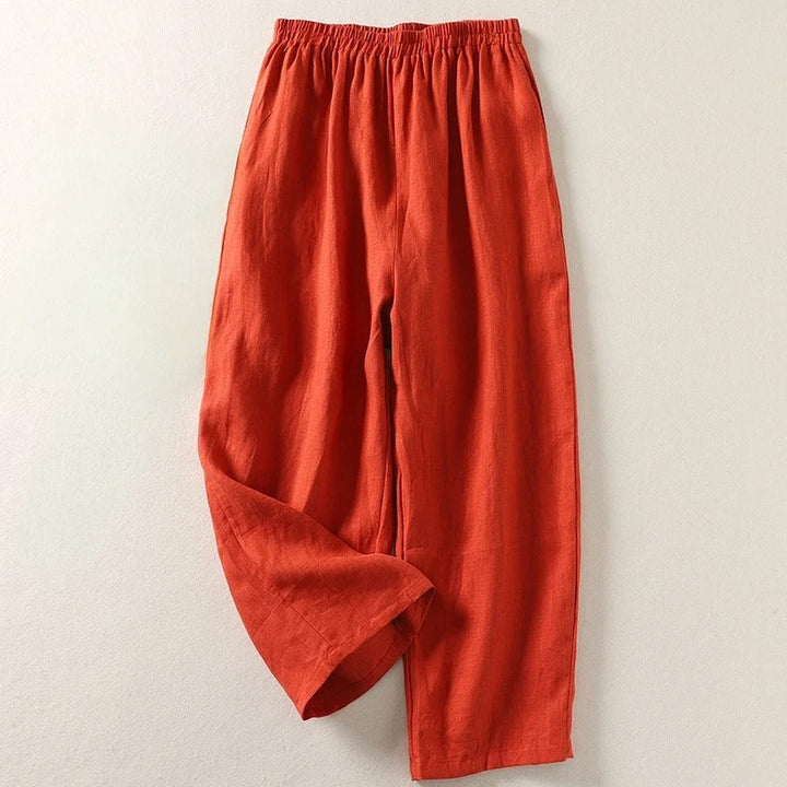 Elysia | Elegant High-Rise Wide Leg Trousers – Flowy & Comfortable Palazzo Pants for Women 0