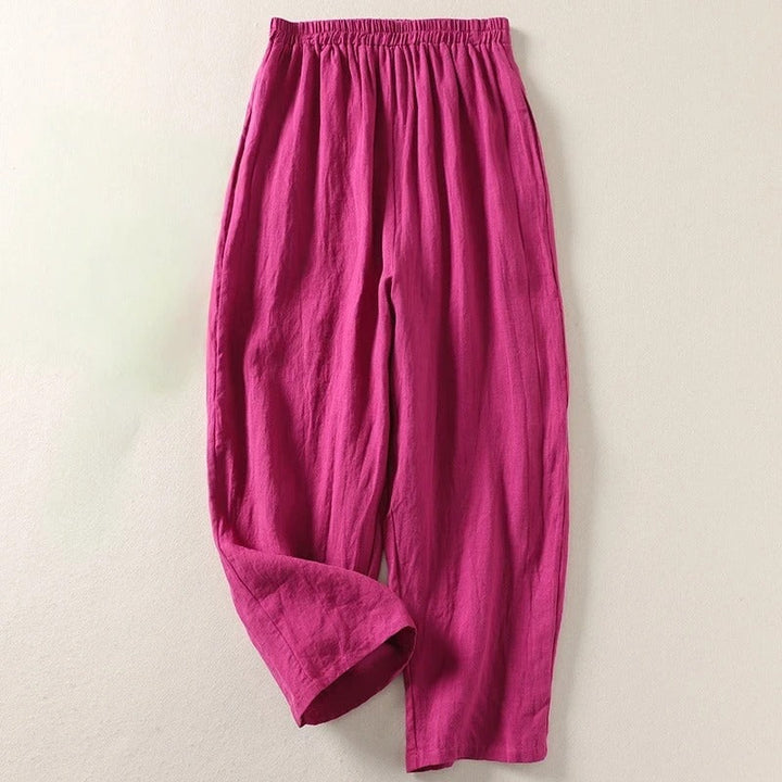 Elysia | Elegant High-Rise Wide Leg Trousers – Flowy & Comfortable Palazzo Pants for Women 3