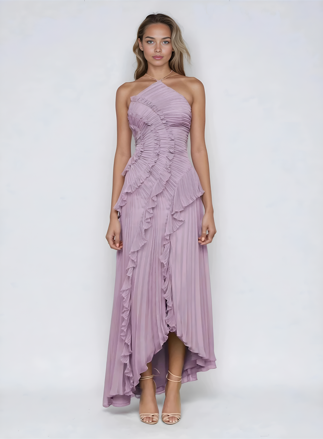 Elysia | Elegant White Floral Midi Dress for Women – Flowy, Lightweight &amp; Perfect for Any Occasion 2