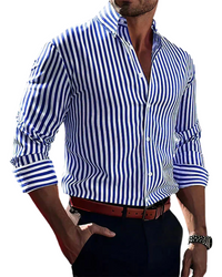 James | Raffinata Camicia a Righe da Uomo